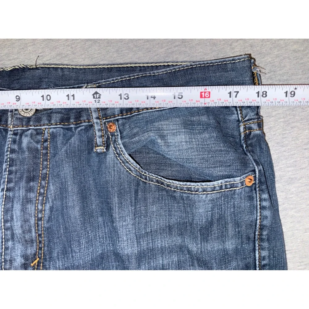 Levi's 527 Mens Slim Bootcut Jeans Size 36x30 very Lightweight Broke In Western